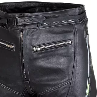 Usnjene moto hlače W-TEC Vilglen - črna