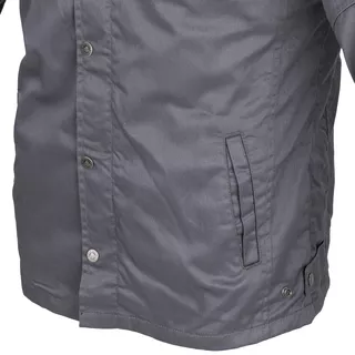 Moška moto jakna W-TEC Black Heart Garage Built Jacket - temno siva