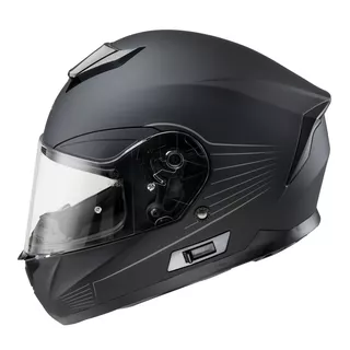 Moto čelada W-TEC Yorkroad Solid - Black Grey Matt