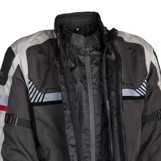 Touring moto jakna W-TEC Excellenta - Thunderstorm Gray