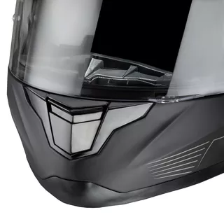 Moto čelada W-TEC Yorkroad Solid - Black Grey Matt