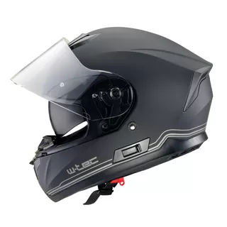 Moto čelada W-TEC Yorkroad Stealth - Black Stealth Matt