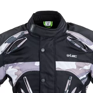 Moška moto bunda W-TEC Troopa - Črna camo