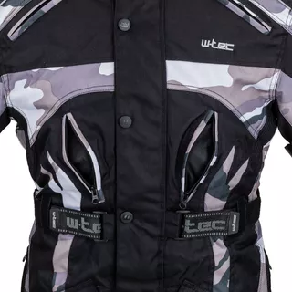 Moška moto bunda W-TEC Troopa - Črna camo