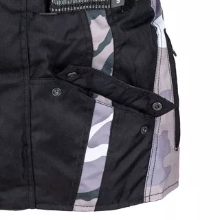 Moška moto bunda W-TEC Troopa - Črna camo