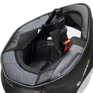 Moto čelada W-TEC Integra Solid - Matt Black