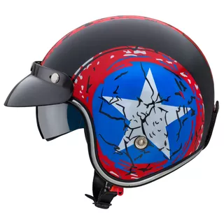 Moto čelada W-TEC Café Racer - Big Star