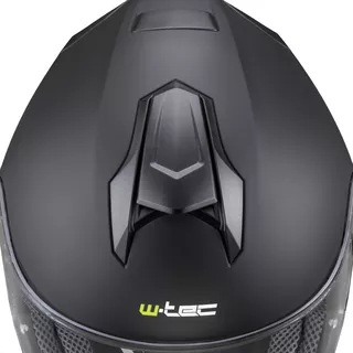 Moto čelada W-TEC Integra Solid - Matt Black