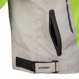 Moška poletna moto jakna W-TEC Saigair - Fluo Rumena-Siva