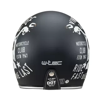 Moto čelada W-TEC Café Racer - Big Star