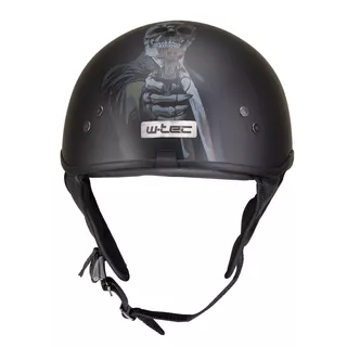 Moto čelada W-TEC Black Heart Rednut - Motorcycle/Matt Black