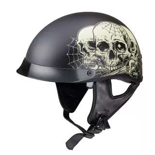 Moto čelada W-TEC Black Heart Rednut - Motorcycle/Matt Black