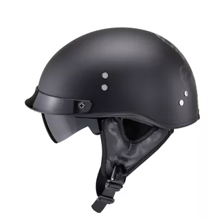 Moto čelada W-TEC Black Heart Rednut - Gun Blazin/Matt Black