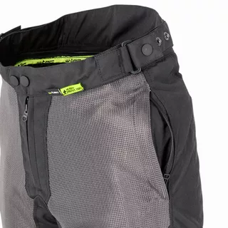 Moške poletne moto hlače W-TEC Alquizar - Black-Grey