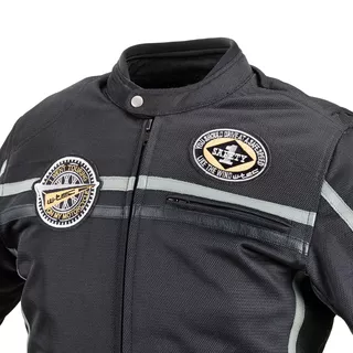 Moto jakna W-TEC Bellvitage Black - črna
