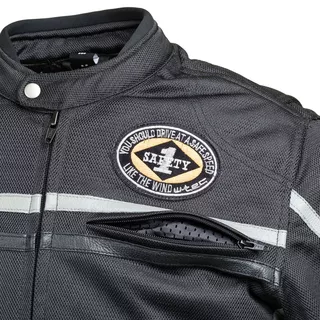 Moto jakna W-TEC Bellvitage Black - črna