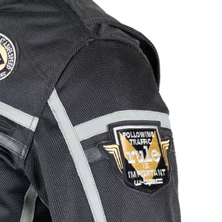 Moto jakna W-TEC Bellvitage Black - črna