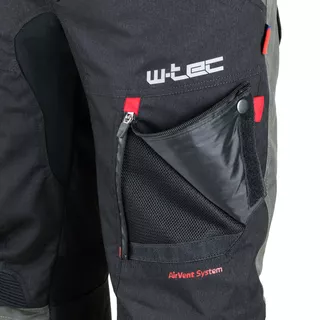 Moto kalhoty W-TEC Excellent - Thunderstorm Gray