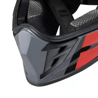 Moto čelada W-TEC V331 PR Graphic - Shady Grey