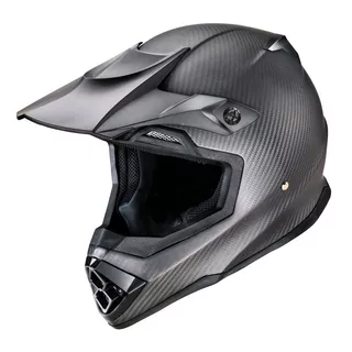 Motokros čelada W-TEC Crosscomp - karbon mat - karbon mat