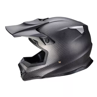Motokros čelada W-TEC Crosscomp - karbon mat