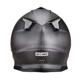 Motokros čelada W-TEC Crosscomp - karbon mat