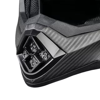 Motokros čelada W-TEC Crosscomp - karbon mat