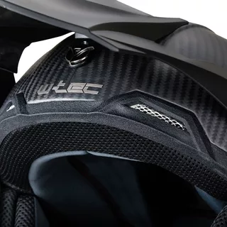 Motokros čelada W-TEC Crosscomp - karbon mat