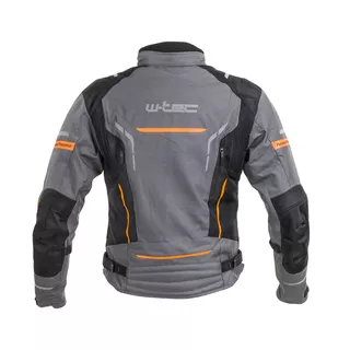 mOŠKA moto JAKNA W-TEC Brandon - černo-šedo-oranžová