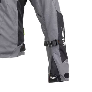 mOŠKA moto JAKNA W-TEC Brandon - černo-šedo-oranžová
