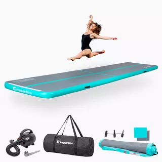 Napihljiva blazina inSPORTline Airstunt 500x100x10 cm Siva