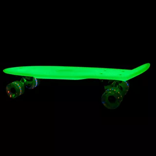Svetleči pennyboard WORKER Lumy 22" - roza