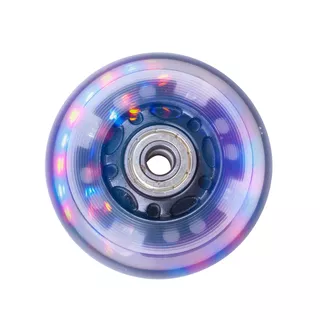 Svetleče kolo za rolerje PU 72*24 mm z ABEC 5 ležaji - oranžna - črna