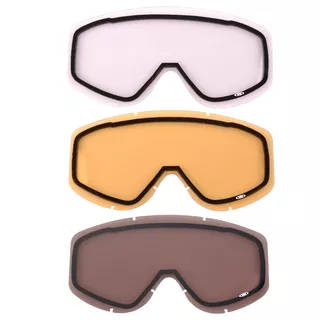Spare lens for Ski goggles WORKER Cooper - rumena