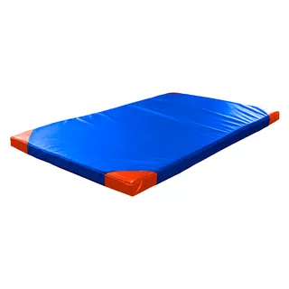 Gimnastična blazina inSPORTline Roshar T60 200x120x10 cm - rjava - modra