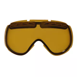 Spare lens for Ski goggles WORKER Bennet - dim mirro - rumena