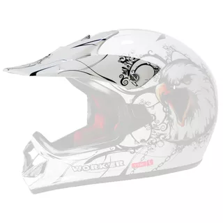Replacement Visor for WORKER V310 Junior Helmet - bela-modra - bela-orel