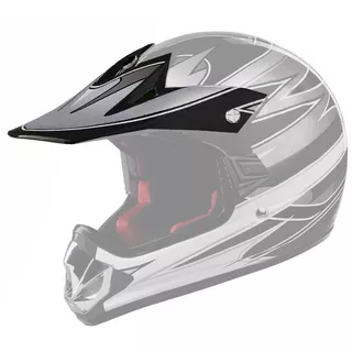 Replacement Visor for WORKER V310 Junior Helmet - bela-modra - črna