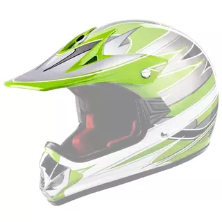 Replacement Visor for WORKER V310 Junior Helmet - bela-modra - zelena