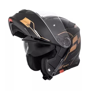 Preklopna čelada W-TEC Venero - Magic Matt Black