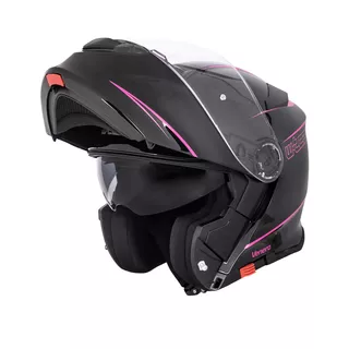 Preklopna čelada W-TEC Venero - Magic Matt Black