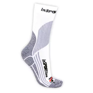 Multifunkcijske športne nogavice inSPORTline Coolmax - bela - bela
