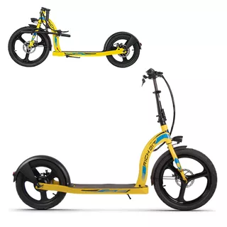 Električni skiro W-TEC Richbit 20/16" - modra - rumena