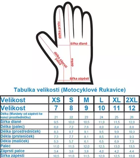 WORKER MT790 motorcycle gloves - oranžna