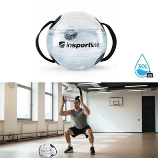 Vodna telovadna žoga inSPORTline Flowball 40 cm / max. 30 kg