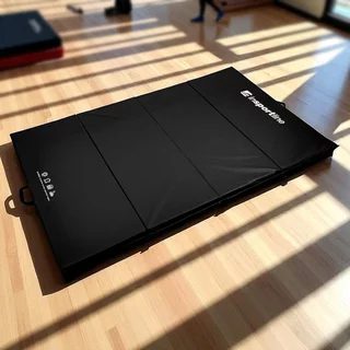 Zložljiva gimnastična podloga inSPORTline Kvadfold 200x120x5 cm - rdeča