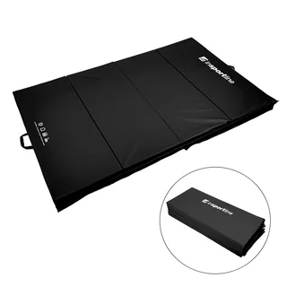 Zložljiva gimnastična podloga inSPORTline Kvadfold 200x120x5 cm - rdeča - črna
