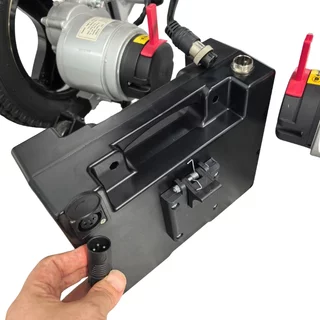 Električni invalidski voziček inSPORTline Hawkie Basic II 500W - srebrna
