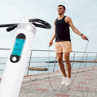 Pametna kolebnica inSPORTline Jumpsmart - črna