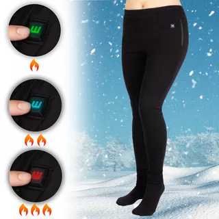 Ženske ogrevane hlače W-TEC  Insupants Lady - črna